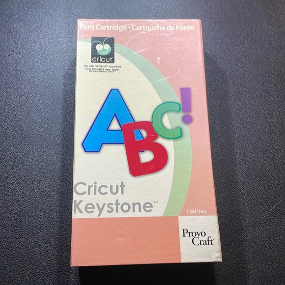 Cricut keystone font cutting cartridge - Picture 1 of 3